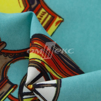 Плательная ткань "Фламенко" 16.2, 80 гр/м2, шир.150 см, принт этнический - купить в Петрозаводске. Цена 241.49 руб.