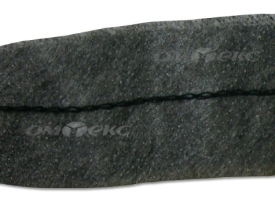 WS7225-прокладочная лента усиленная швом для подгиба 30мм-графит (50м) - купить в Петрозаводске. Цена: 16.97 руб.