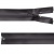 Молния водонепроницаемая PVC Т-7, 60 см, разъемная, цвет (301) т.серый - купить в Петрозаводске. Цена: 49.39 руб.