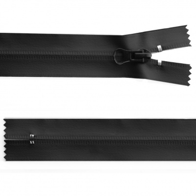 Молния водонепроницаемая PVC Т-7, 18 см, неразъемная, цвет чёрный - купить в Петрозаводске. Цена: 21.20 руб.