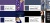 Костюмная ткань "Элис" 18-3921, 200 гр/м2, шир.150см, цвет голубика - купить в Петрозаводске. Цена 303.10 руб.
