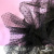Евро-фатин горох, 100% полиэфир, 15 г/м2, 150 см. 16-167/черный - купить в Петрозаводске. Цена 241.13 руб.