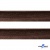 Кант атласный 074, шир. 12 мм (в упак. 65,8 м), цвет коричневый - купить в Петрозаводске. Цена: 237.16 руб.