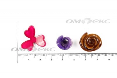 Украшение "Розы малые №1" 20мм - купить в Петрозаводске. Цена: 32.49 руб.