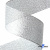 Лента металлизированная "ОмТекс", 50 мм/уп.22,8+/-0,5м, цв.- серебро - купить в Петрозаводске. Цена: 149.71 руб.