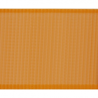 Лента капроновая "Гофре", шир. 110 мм/уп. 50 м, цвет оранжевый - купить в Петрозаводске. Цена: 26.93 руб.