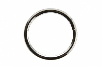 Кольцо металлическое d-3 х 32 мм, цв.-никель - купить в Петрозаводске. Цена: 3.92 руб.