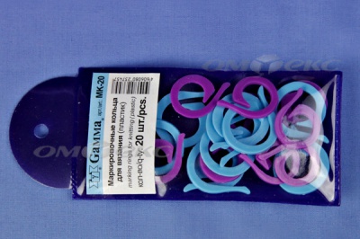 Кольцо маркировочное пластик МК-20, 20 мм для вязания (20 шт) - купить в Петрозаводске. Цена: 88.80 руб.