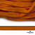 Шнур плетеный (плоский) d-12 мм, (уп.90+/-1м), 100% полиэстер, цв.267 - оранжевый - купить в Петрозаводске. Цена: 8.62 руб.
