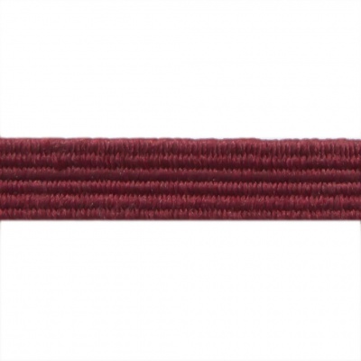 Резиновые нити с текстильным покрытием, шир. 6 мм ( упак.30 м/уп), цв.- 88-бордо - купить в Петрозаводске. Цена: 155.22 руб.