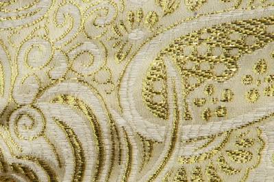 Ткань костюмная жаккард №5, 140 гр/м2, шир.150см, цвет золото - купить в Петрозаводске. Цена 383.29 руб.