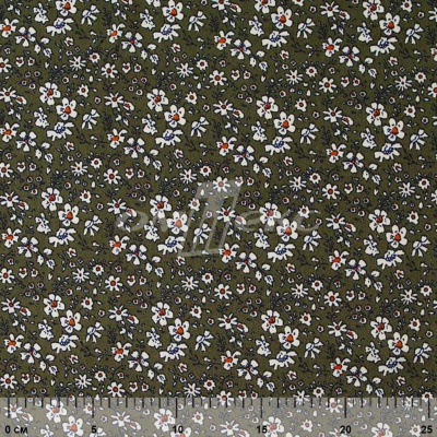 Плательная ткань "Фламенко" 11.2, 80 гр/м2, шир.150 см, принт растительный - купить в Петрозаводске. Цена 259.21 руб.
