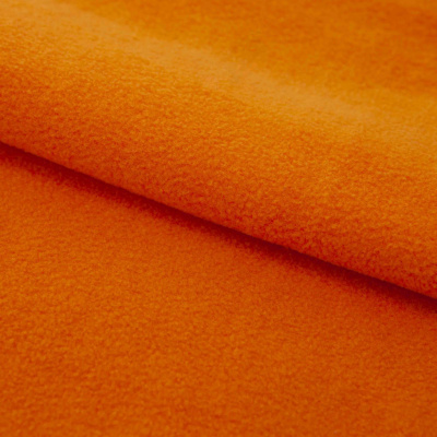 Флис DTY 16-1358, 250 г/м2, шир. 150 см, цвет оранжевый - купить в Петрозаводске. Цена 640.46 руб.