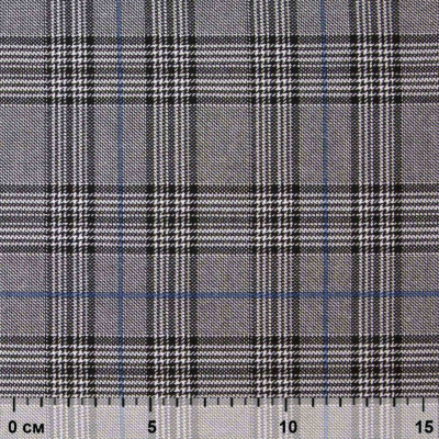 Ткань костюмная "Клер" 80% P, 16% R, 4% S, 200 г/м2, шир.150 см,#3 цв-серый/синий - купить в Петрозаводске. Цена 412.02 руб.