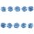 Тесьма плетеная "Рюш", упак. 9,14 м, цвет голубой - купить в Петрозаводске. Цена: 45.87 руб.