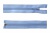 Спиральная молния Т5 351, 75 см, автомат, цвет св.голубой - купить в Петрозаводске. Цена: 16.28 руб.
