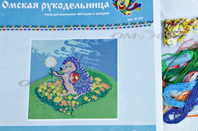 ОМБН-2 Набор для вышивания (бисер+мулине) - купить в Петрозаводске. Цена: 197.50 руб.