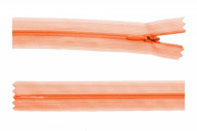 Молния потайная Т3 849, 50 см, капрон, цвет оранжевый - купить в Петрозаводске. Цена: 8.87 руб.