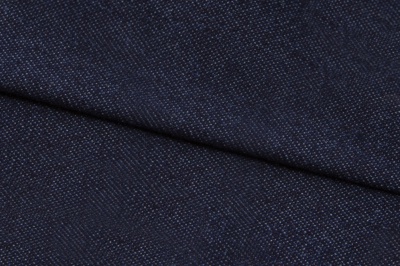 Ткань джинсовая №96, 160 гр/м2, шир.148см, цвет т.синий - купить в Петрозаводске. Цена 350.42 руб.