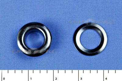 Люверсы металлические, блочка/кольцо, №5 (8 мм) упак.1000 шт- цв.никель - купить в Петрозаводске. Цена: 392 руб.