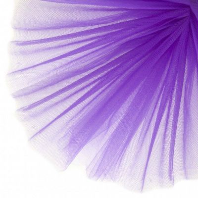 Фатин матовый 16-85, 12 гр/м2, шир.300см, цвет фиолетовый - купить в Петрозаводске. Цена 96.31 руб.