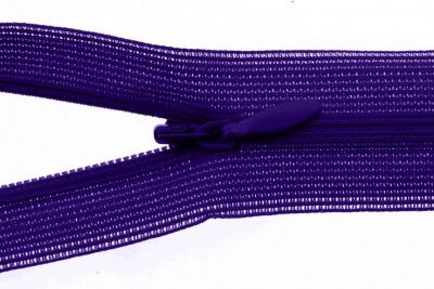 Молния потайная Т3 866, 50 см, капрон, цвет фиолетовый - купить в Петрозаводске. Цена: 8.62 руб.