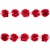 Тесьма плетеная "Рюш", упак. 9,14 м, цвет красный - купить в Петрозаводске. Цена: 46.82 руб.