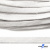 Шнур плетеный d-8 мм плоский, 70% хлопок 30% полиэстер, уп.85+/-1 м, цв.1018-белый - купить в Петрозаводске. Цена: 735 руб.