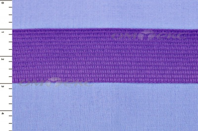 Окантовочная тесьма №0225, шир. 22 мм (в упак. 100 м), цвет фиолет - купить в Петрозаводске. Цена: 271.60 руб.