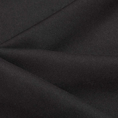 Ткань костюмная 21010 2044, 225 гр/м2, шир.150см, цвет черный - купить в Петрозаводске. Цена 390.73 руб.