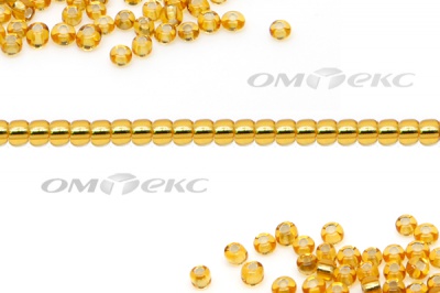 Бисер (SL) 11/0 ( упак.100 гр) цв.22 - золото - купить в Петрозаводске. Цена: 53.34 руб.