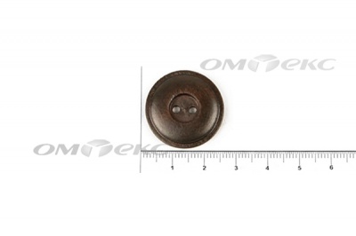Пуговица деревянная круглая №54 (25мм) - купить в Петрозаводске. Цена: 4.12 руб.