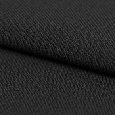 Костюмная ткань с вискозой "Рошель", 250 гр/м2, шир.150см, цвет чёрный - купить в Петрозаводске. Цена 438.12 руб.