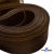 Регилиновая лента, шир.65мм, (уп.25 ярд), цв.- коричневый - купить в Петрозаводске. Цена: 499.43 руб.