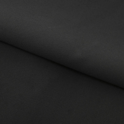 Костюмная ткань "Элис", 200 гр/м2, шир.150см, цвет чёрный - купить в Петрозаводске. Цена 306.20 руб.