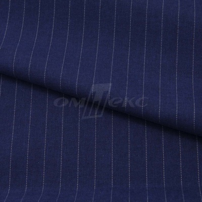 Костюмная ткань "Жаклин", 188 гр/м2, шир. 150 см, цвет тёмно-синий - купить в Петрозаводске. Цена 430.84 руб.