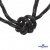 Шнурки #3-10, круглые с наполнителем 130 см, светоотражающие, цв.-чёрный - купить в Петрозаводске. Цена: 75.38 руб.