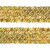 Тесьма с пайетками D16, шир. 35 мм/уп. 25+/-1 м, цвет золото - купить в Петрозаводске. Цена: 1 281.60 руб.