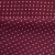 Креп стрейч Амузен, 85 г/м2, 19-2024 (темный рубин)/белый мелкий горох, шир.150 см - купить в Петрозаводске. Цена 220.50 руб.