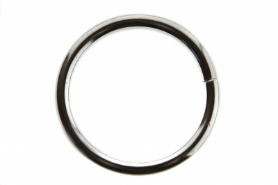 Кольцо металлическое d-38 мм, цв.-никель - купить в Петрозаводске. Цена: 4.89 руб.