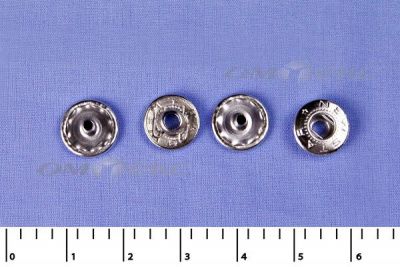 Кнопки металл Ф-12,5 (1440 +/-20 шт) "альфа" никель с рисунком - купить в Петрозаводске. Цена: 2 853.69 руб.