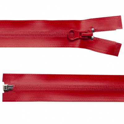 Молния водонепроницаемая PVC Т-7, 90 см, разъемная, цвет (820) красный - купить в Петрозаводске. Цена: 61.18 руб.