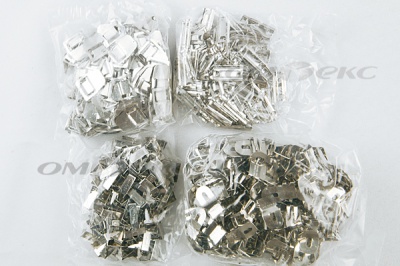 Крючки брючные 4 шипа "Стром" 144 шт. никель - купить в Петрозаводске. Цена: 383.97 руб.