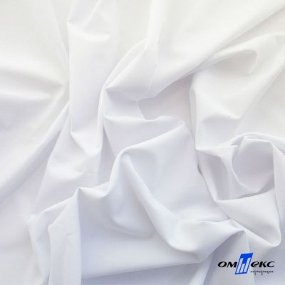 Ткань сорочечная Илер 100%полиэстр, 120 г/м2 ш.150 см, цв.белый - купить в Петрозаводске. Цена 290.24 руб.