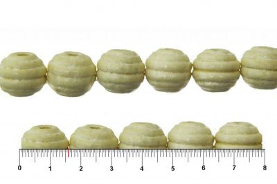 0309-Бусины деревянные "ОмТекс", 16 мм, упак.50+/-3шт, цв.035-белый - купить в Петрозаводске. Цена: 62.22 руб.