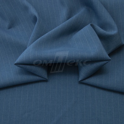 Костюмная ткань "Жаклин", 188 гр/м2, шир. 150 см, цвет серо-голубой - купить в Петрозаводске. Цена 426.49 руб.