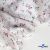 Ткань Муслин принт, 100% хлопок, 125 гр/м2, шир. 140 см, #2308 цв. 6 белый с цветком - купить в Петрозаводске. Цена 413.11 руб.