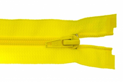 Спиральная молния Т5 131, 90 см, автомат, цвет жёлтый - купить в Петрозаводске. Цена: 14.20 руб.