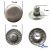 Кнопка металлическая "Альфа" с пружиной, 15 мм (уп. 720+/-20 шт), цвет никель - купить в Петрозаводске. Цена: 1 466.73 руб.