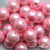 0404-00108-Бусины пластиковые под жемчуг "ОмТекс", 16 мм, (уп.50гр=24+/-1шт) цв.101-св.розовый - купить в Петрозаводске. Цена: 44.18 руб.